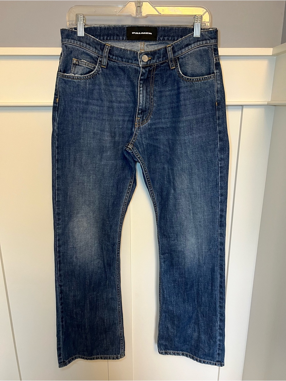 Vintage Palmer made in Italy straight leg blue jeans